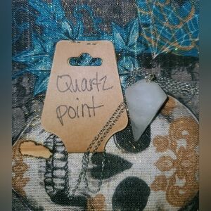 Quartz Point Pendant Necklace